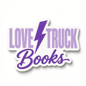 Love Truck Books Logo Sticker